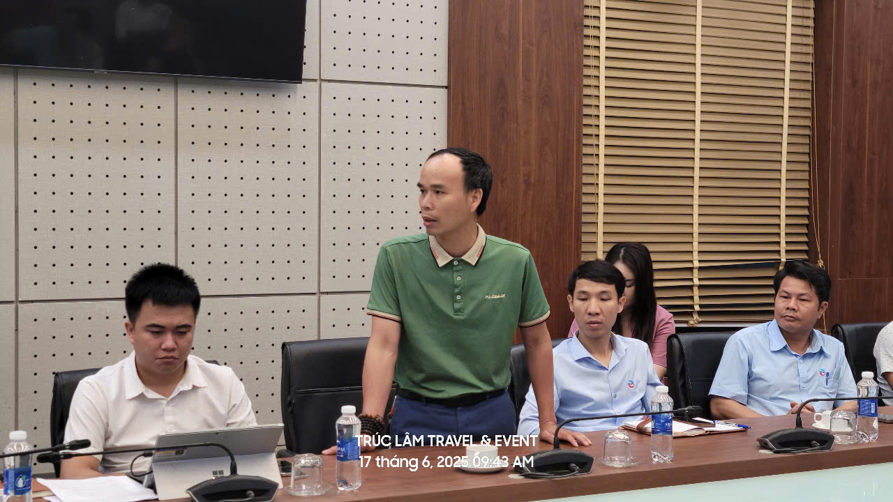 Ths. Đoàn Hùng Cường - đại diện Công ty Du lịch và Tổ chức sự kiện Trúc Lâm