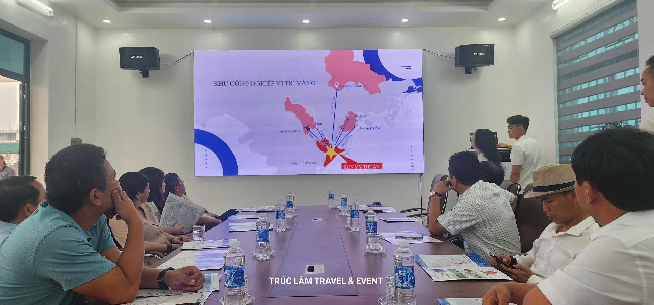 Sơ đồ vị trí chiến lược của KCN Mỹ Thuận – tâm điểm thu hút đầu tư tại vùng Nam đồng bằng sông Hồng.
